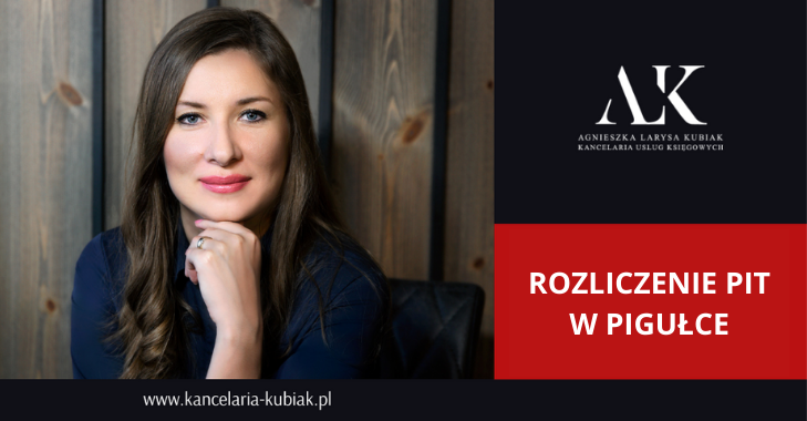 Biuro rachunkowe - rozliczanie PIT - online i stacjonarnie - Kancelaria Usług Księgowych Agnieszka Larysa Kubiak